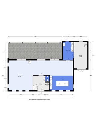 Floorplan - 1e Kruisweg 17C, 3262 LK Oud-Beijerland